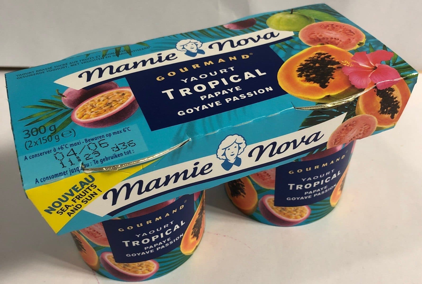 Mamie Nova Gourmand - Yaourt tropical packshot