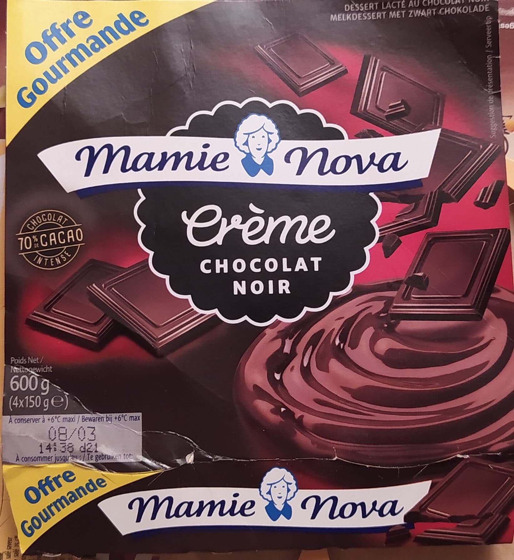 Mamie Nova Crème au chocolat noir packshot