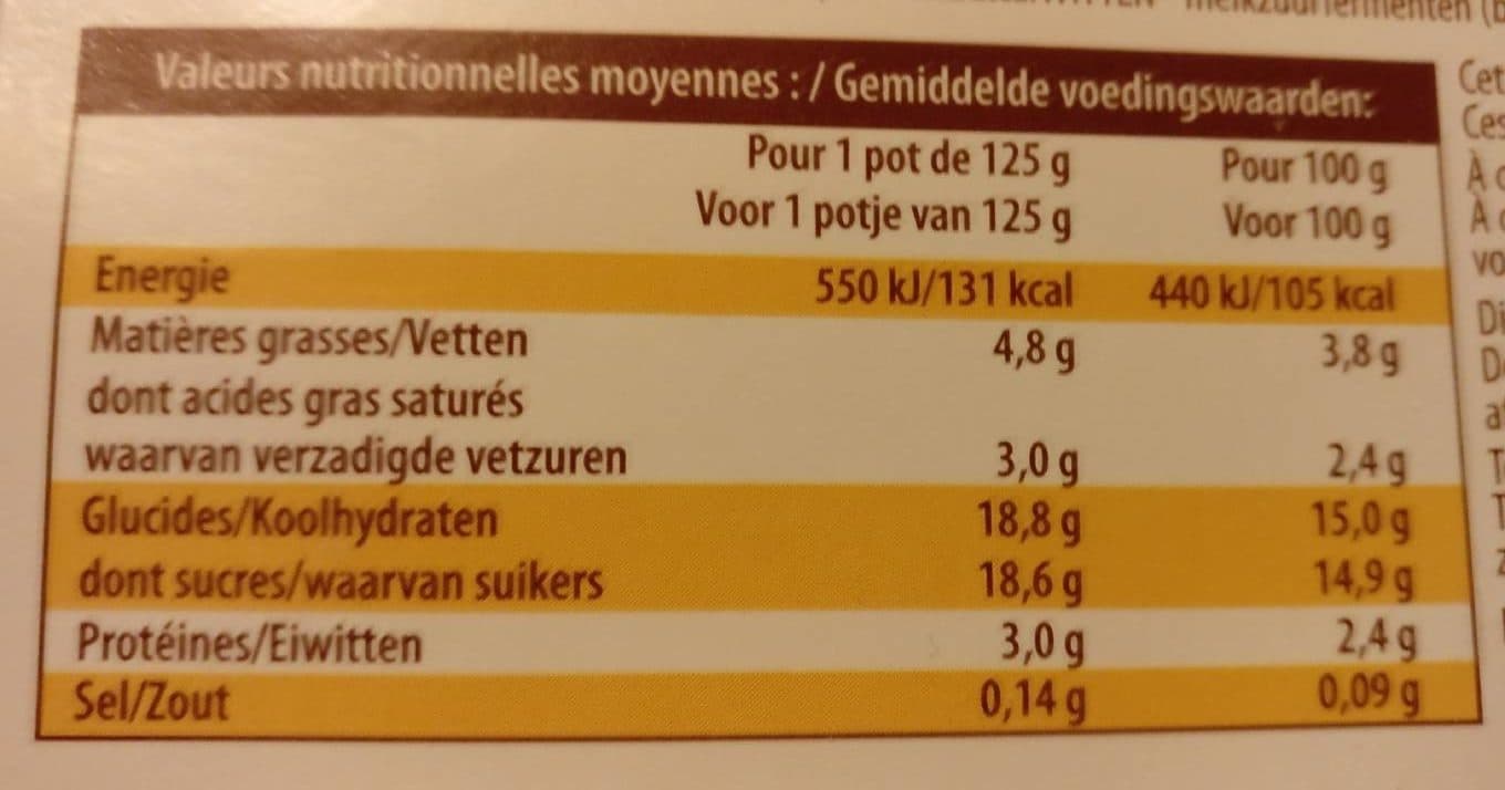Novandie Yaourt Brassé sur lit de confiture d'Abricot packshot