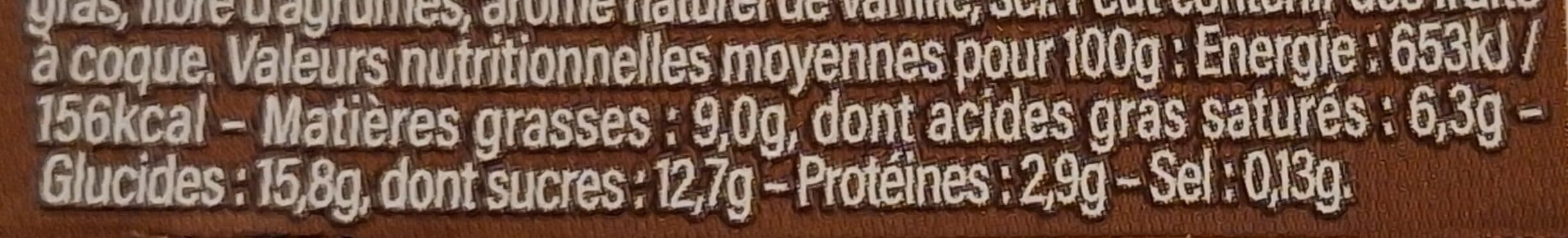 Mamie Nova Coeur de liégeois Cappuccino coeur chocolat packshot