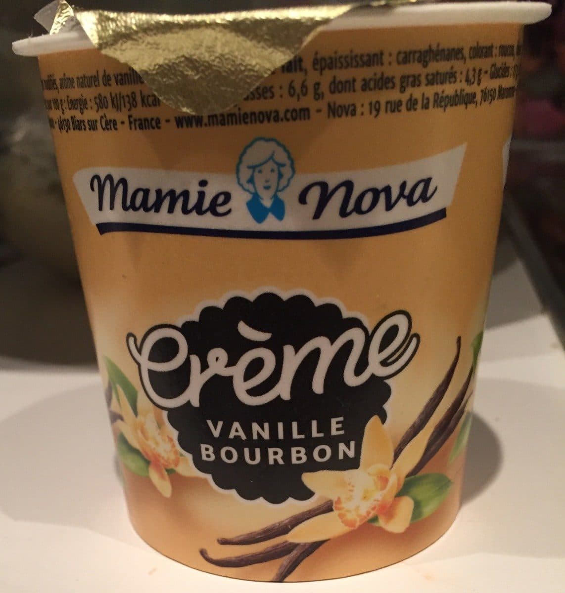Mamie Nova Crème vanille bourbon packshot