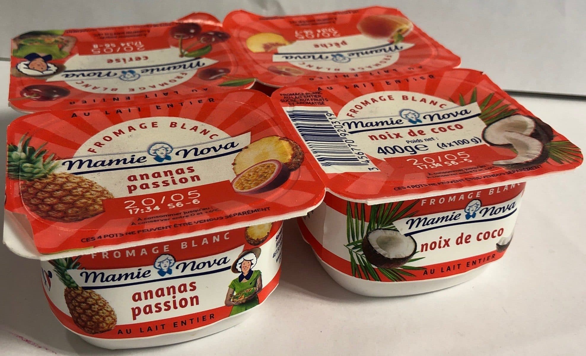 Mamie Nova Fromage blanc aux fruits packshot