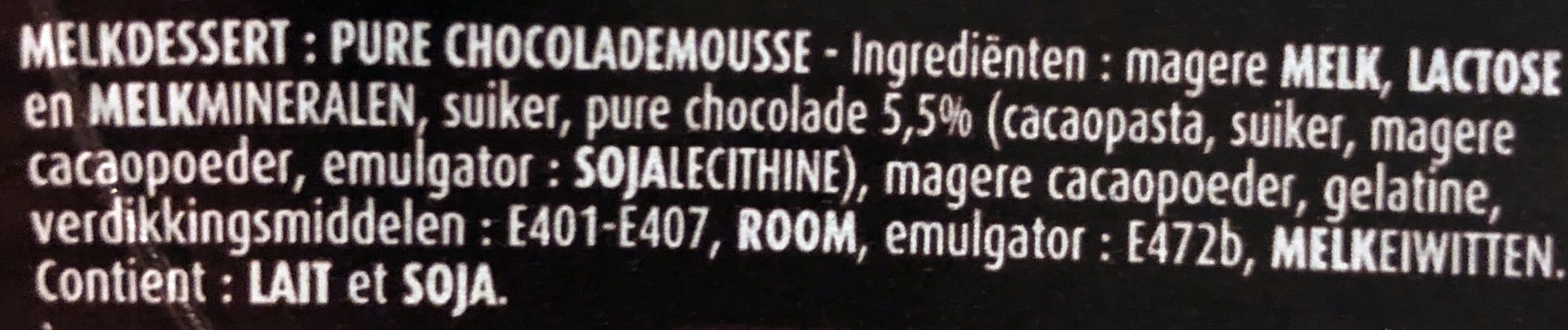 Nova Mousse au Chocolat Noir packshot