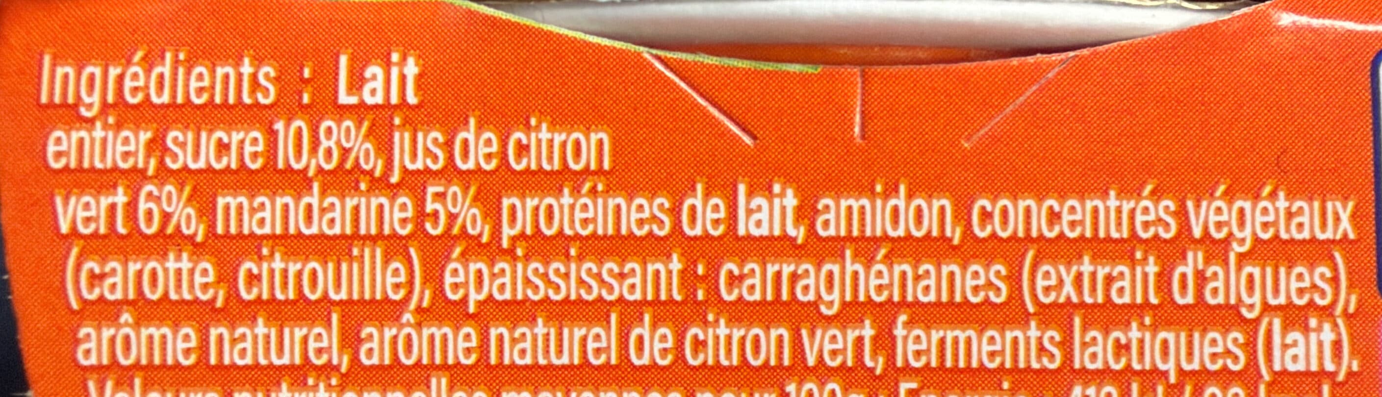 Mamie Nova Le Yaourt Mandarine Citron Vert packshot