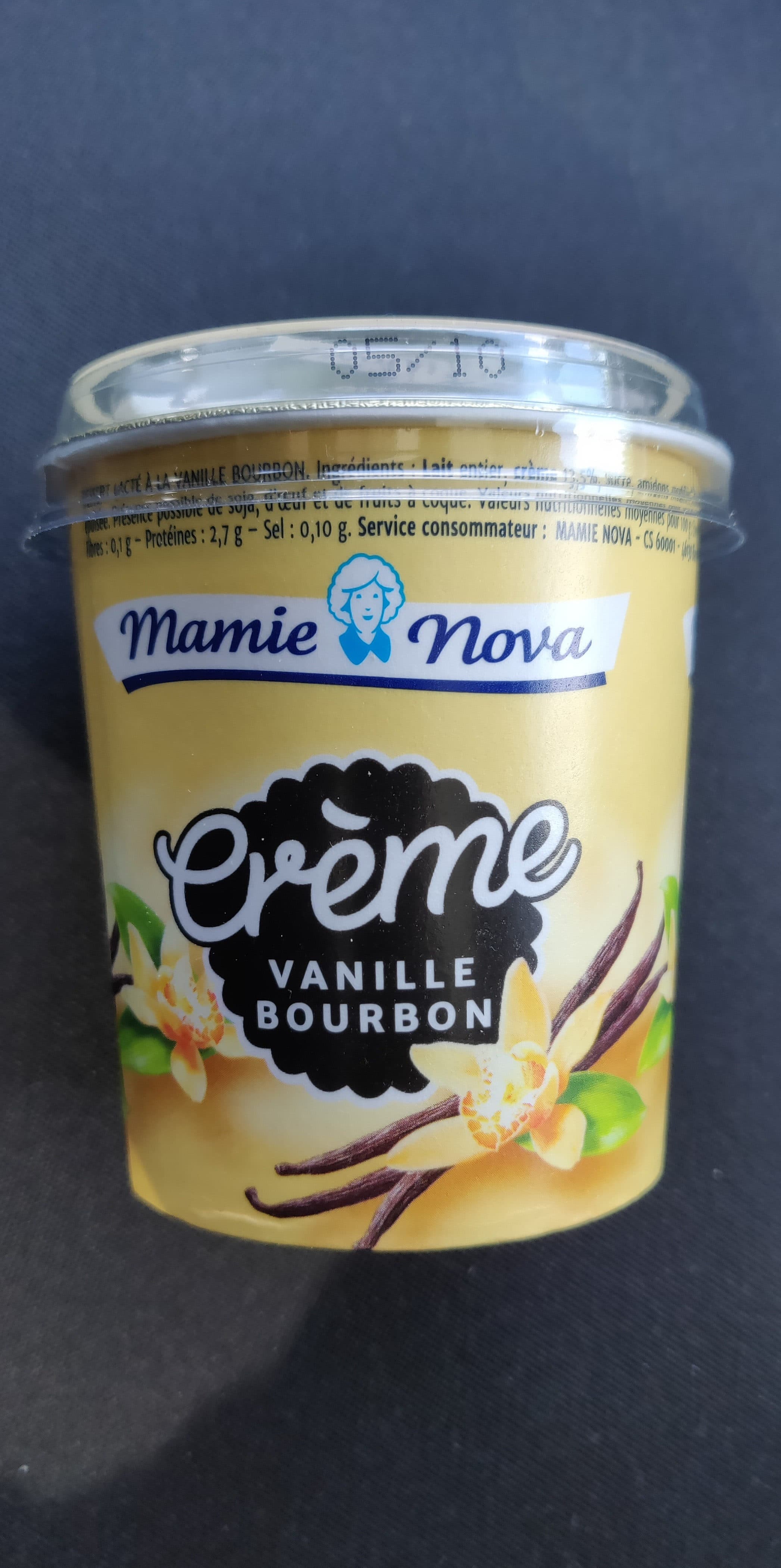 Mamie nova gourmand Crème vanille bourbon packshot