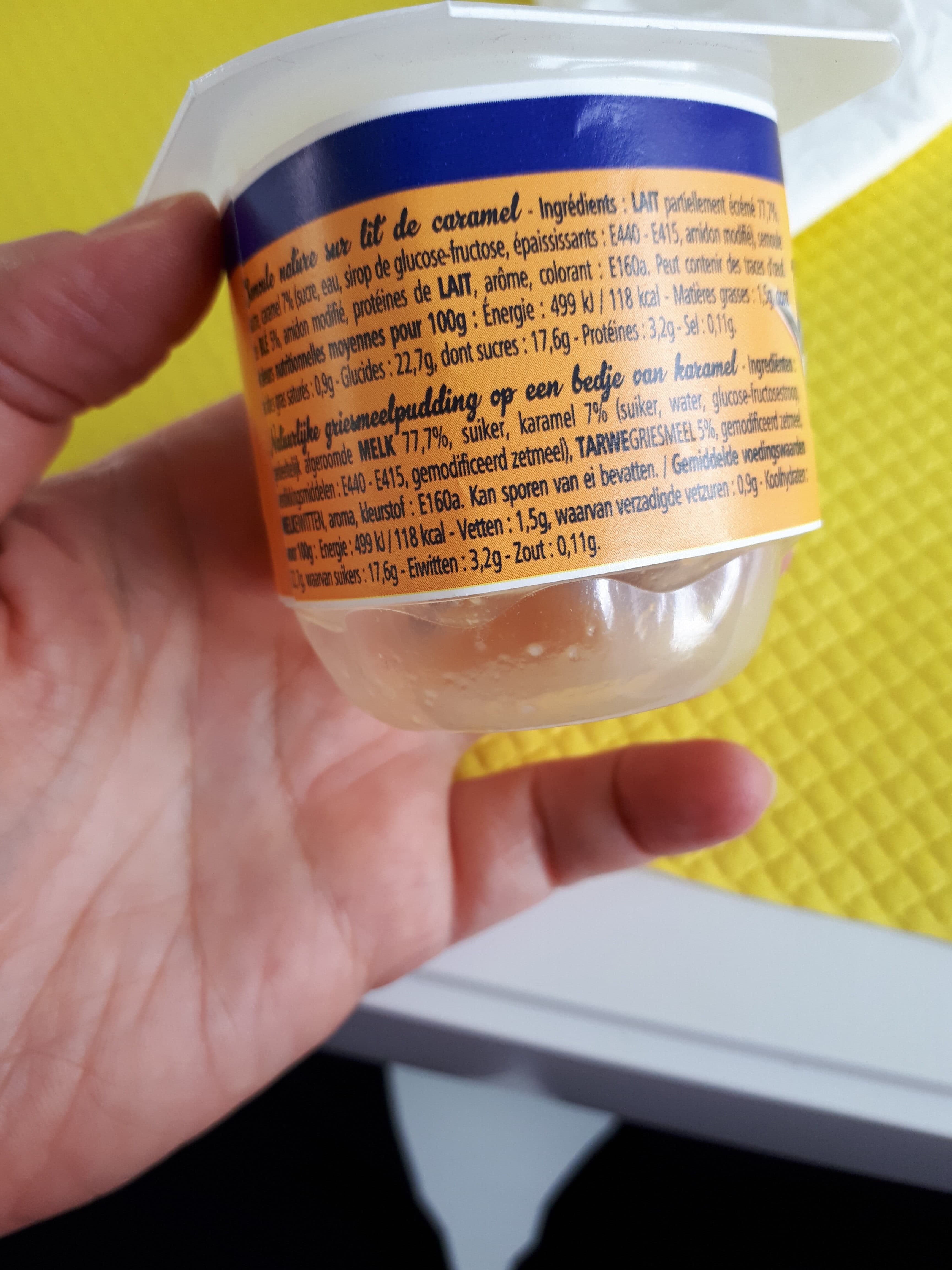 Nova Semoule Nature Nappé Caramel packshot