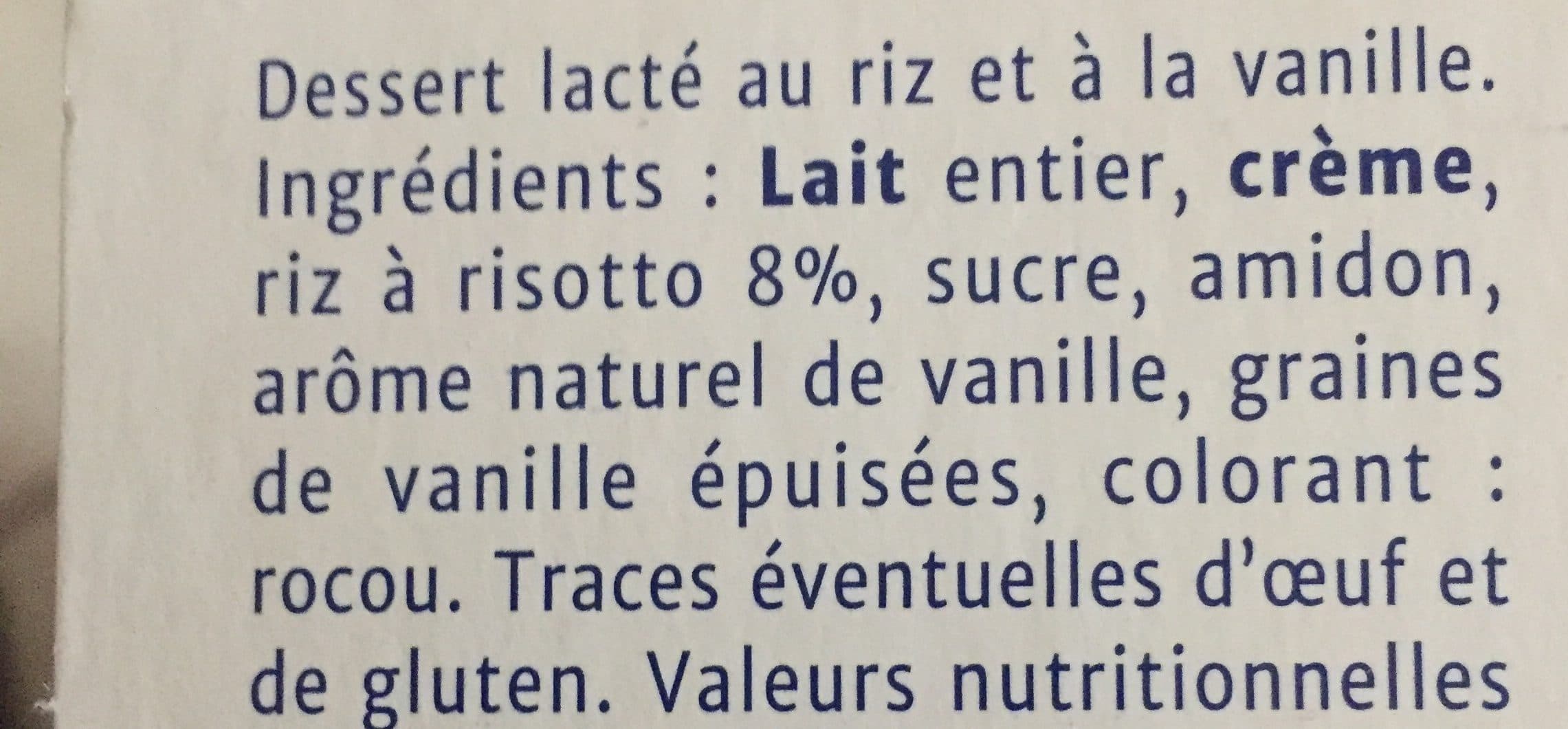 Mamie Nova Risotto cremissimo vanille packshot