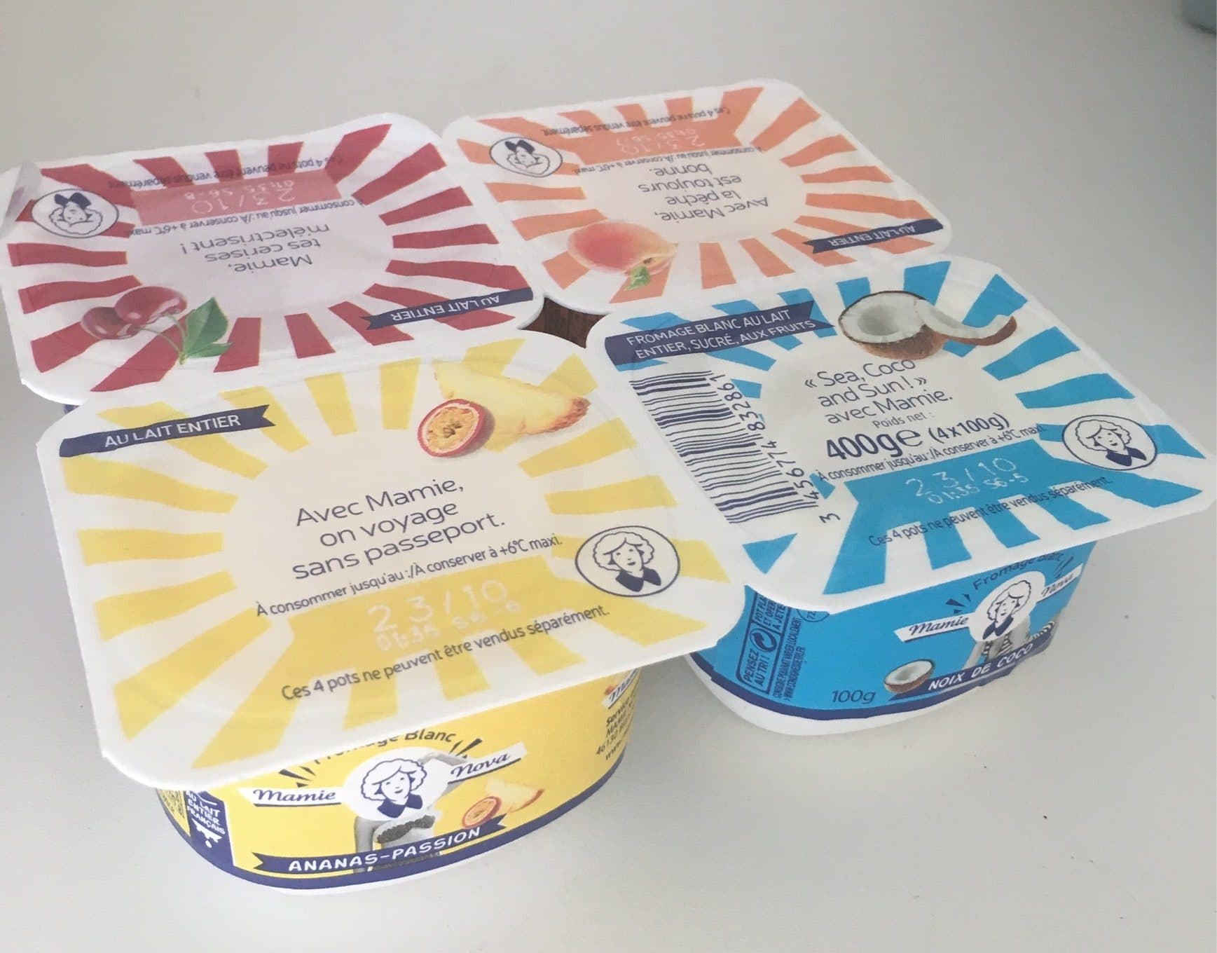 Mamie Nova Fromage Blanc aux fruits packshot