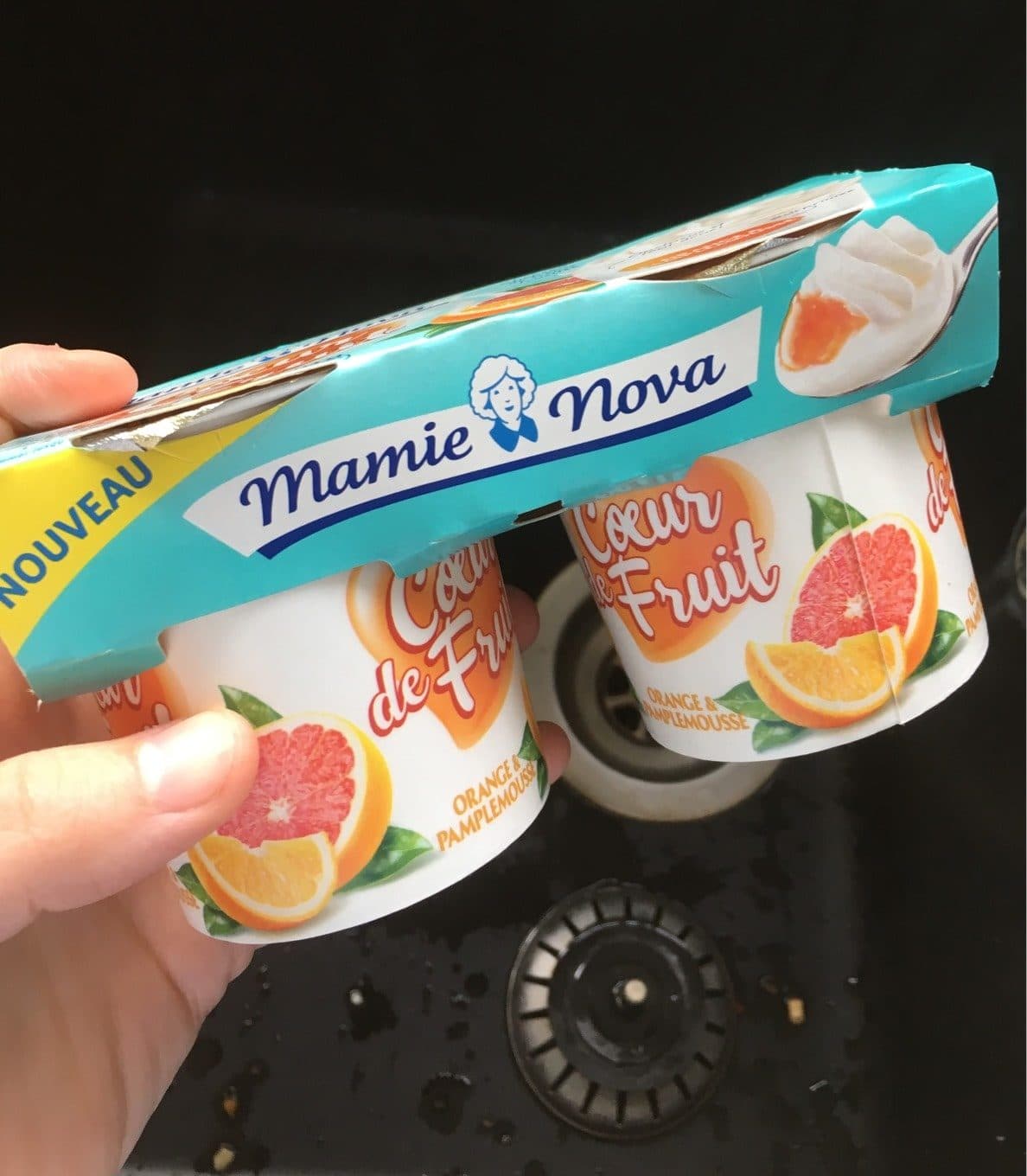 Mamie Nova Yaourts orange pamplemousse packshot