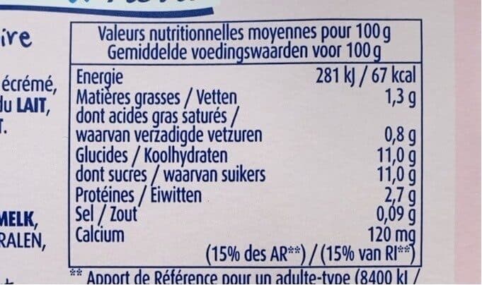Mamie Nova Yaourt à Boire à La Fraise packshot