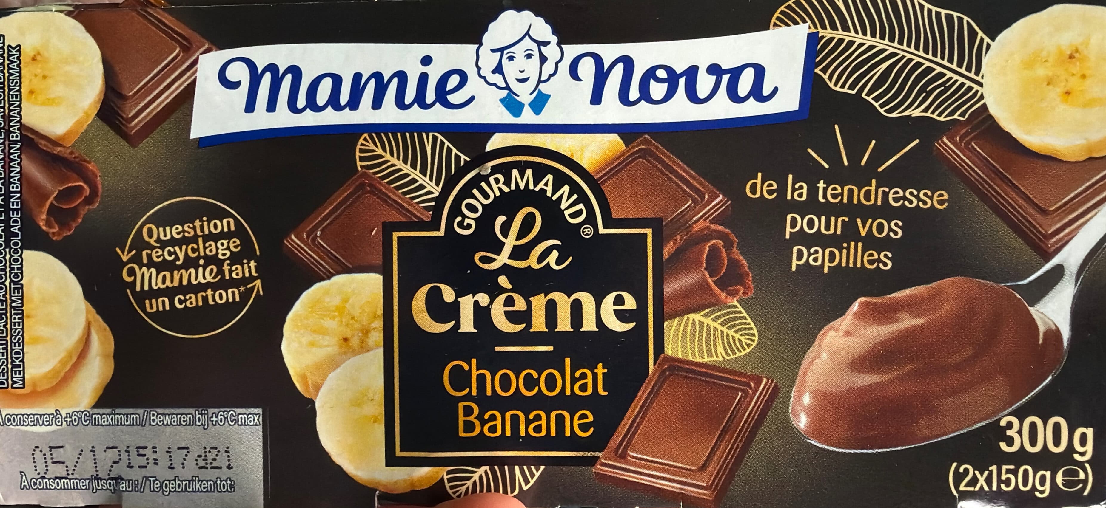 Mamie Nova Crème Chocolat Banane packshot