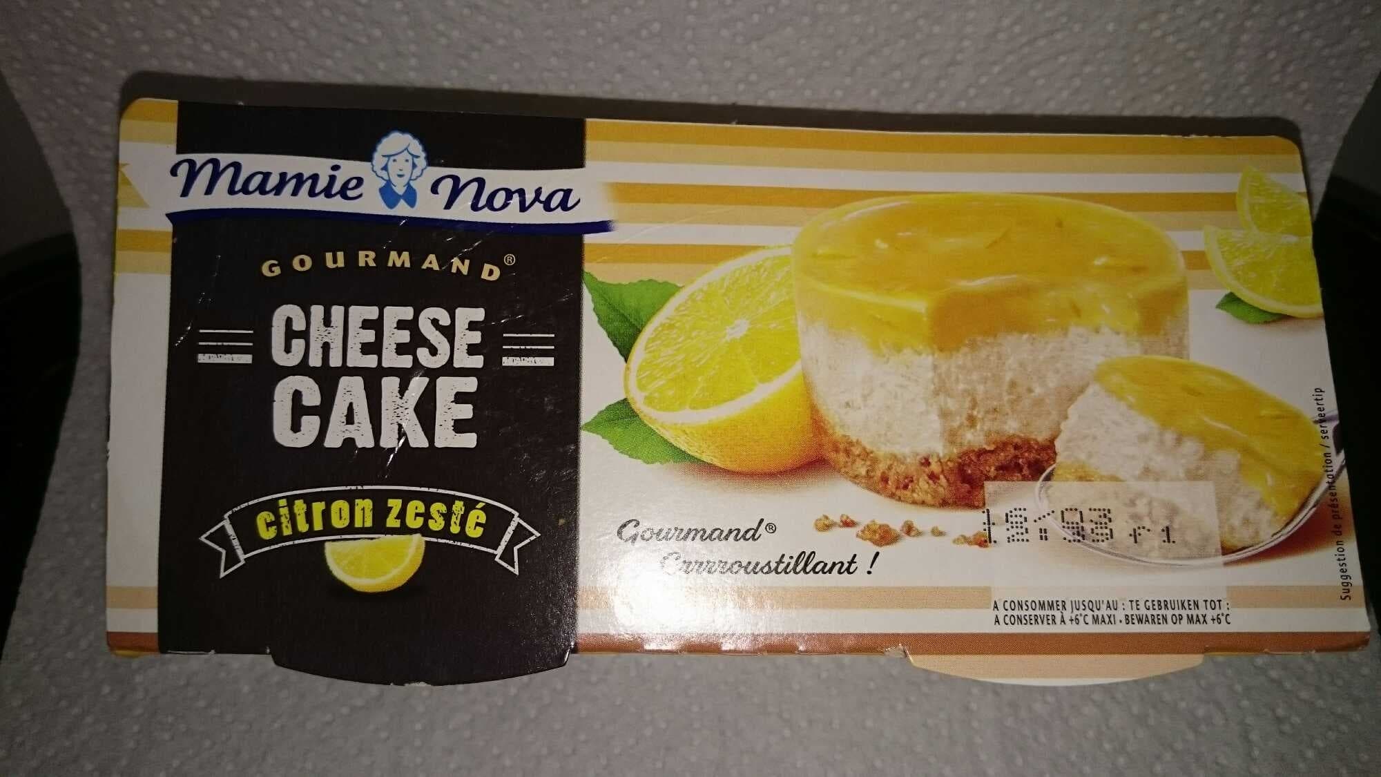 mamie nova Cheese cake citron zesté packshot