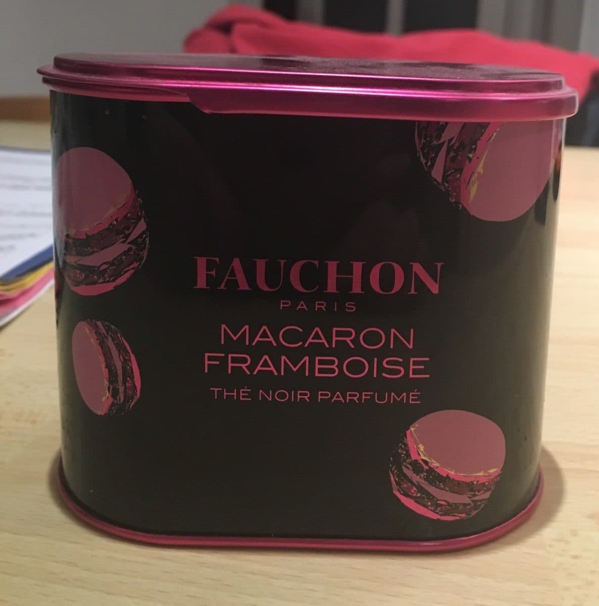Fauchon Thé Macaron Framboise packshot