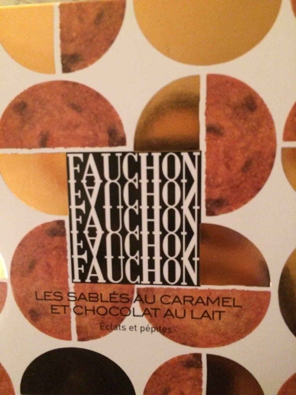 Fauchon Les Sablés au caramel et chocolat lait packshot