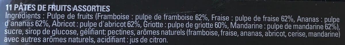 Fauchon Collection de 11 pates de fruits packshot