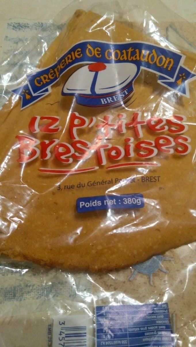 Open Food Facts 12 Crepes P'tites Brestoises packshot