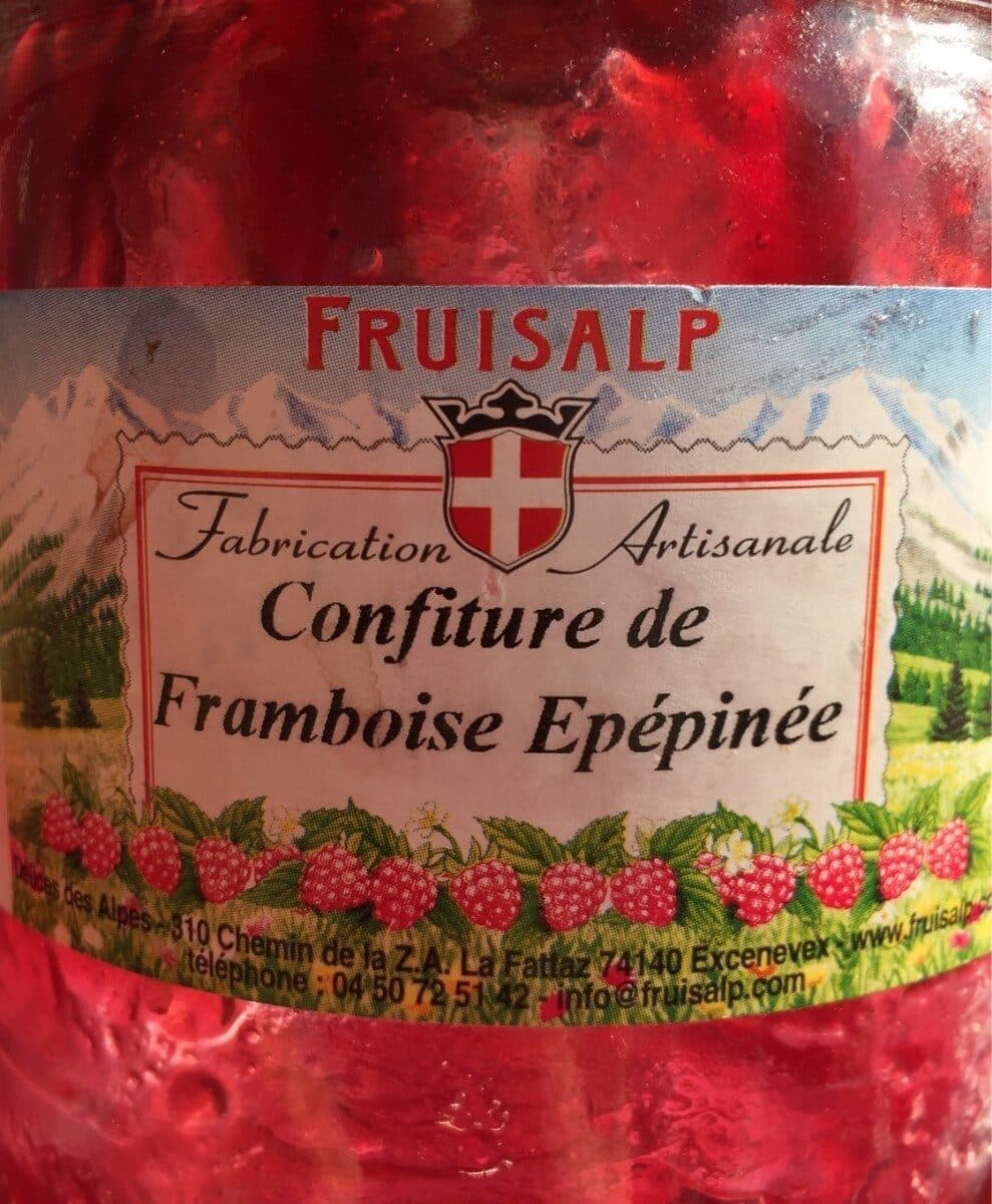 Super Aravis La Clusaz Confiture de Framboise épépinée packshot