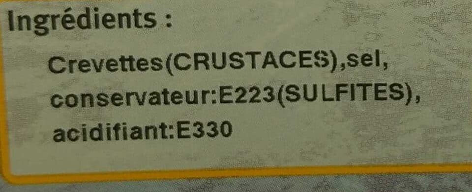 Maison Mer Crevettes cuites réfrigérées packshot