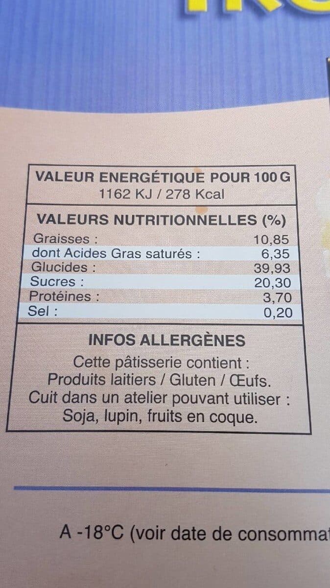 Open Food Facts Tropézienne packshot