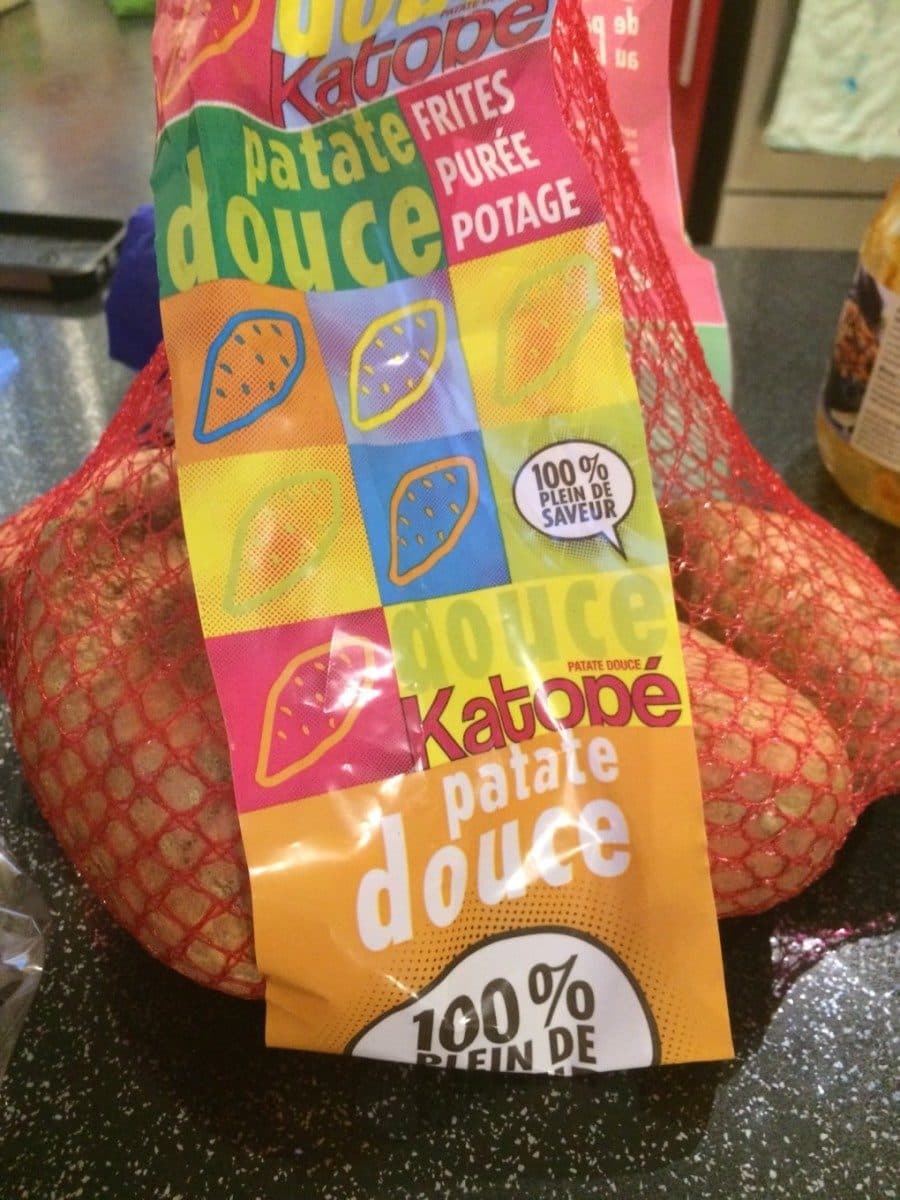 Open Food Facts Patates douces packshot