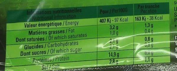 Isla Mondial Jambon de dinde halal packshot