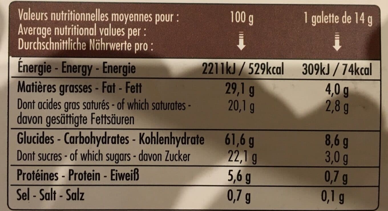 La Lorientaise Biscuiterie Galettes bretonnes fines packshot