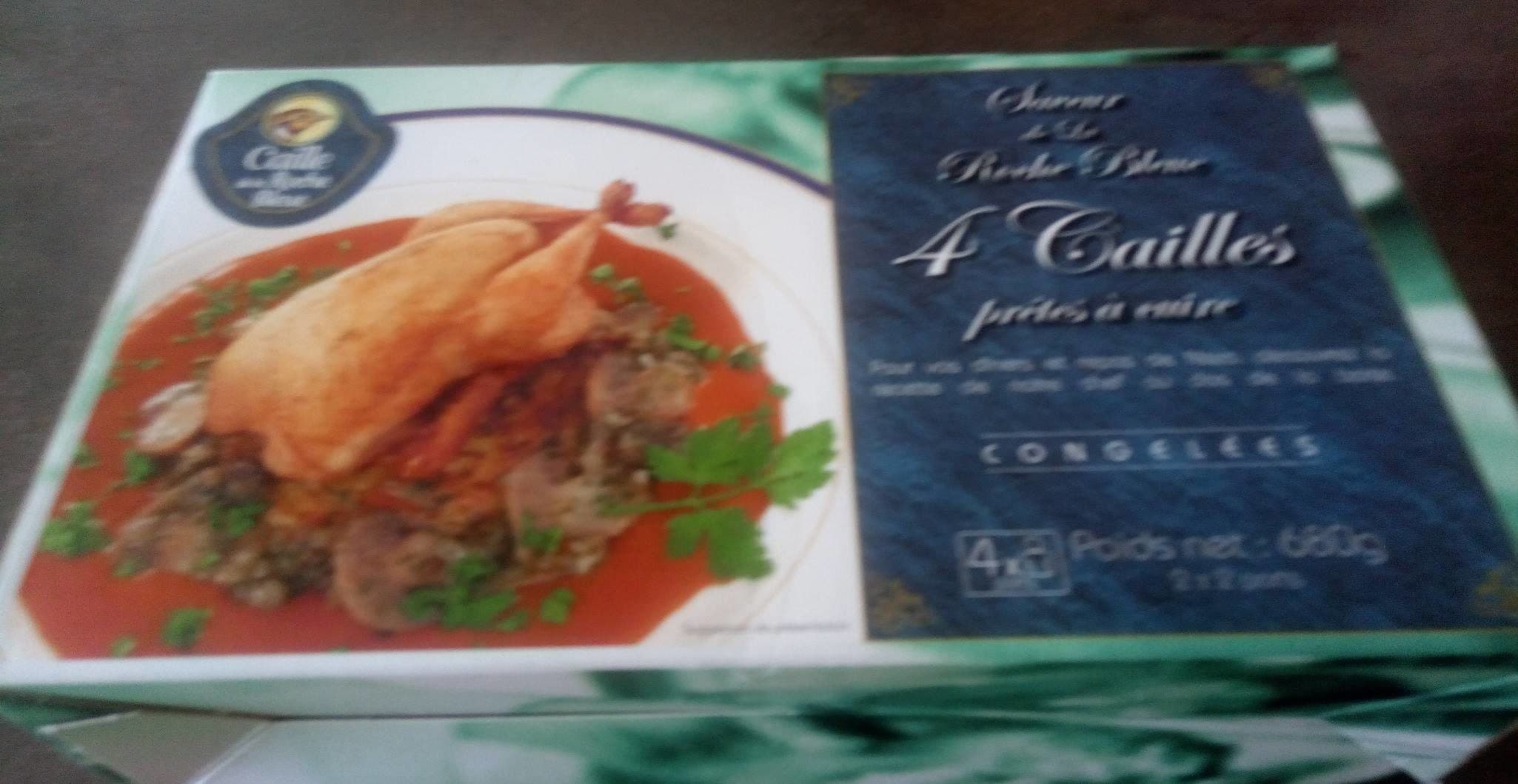 Open Food Facts 4 cailles prêtes à cuire packshot