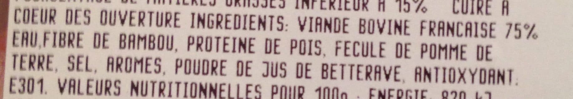 Monier Viandes Produits Élaborés Haché au bœuf 100g packshot