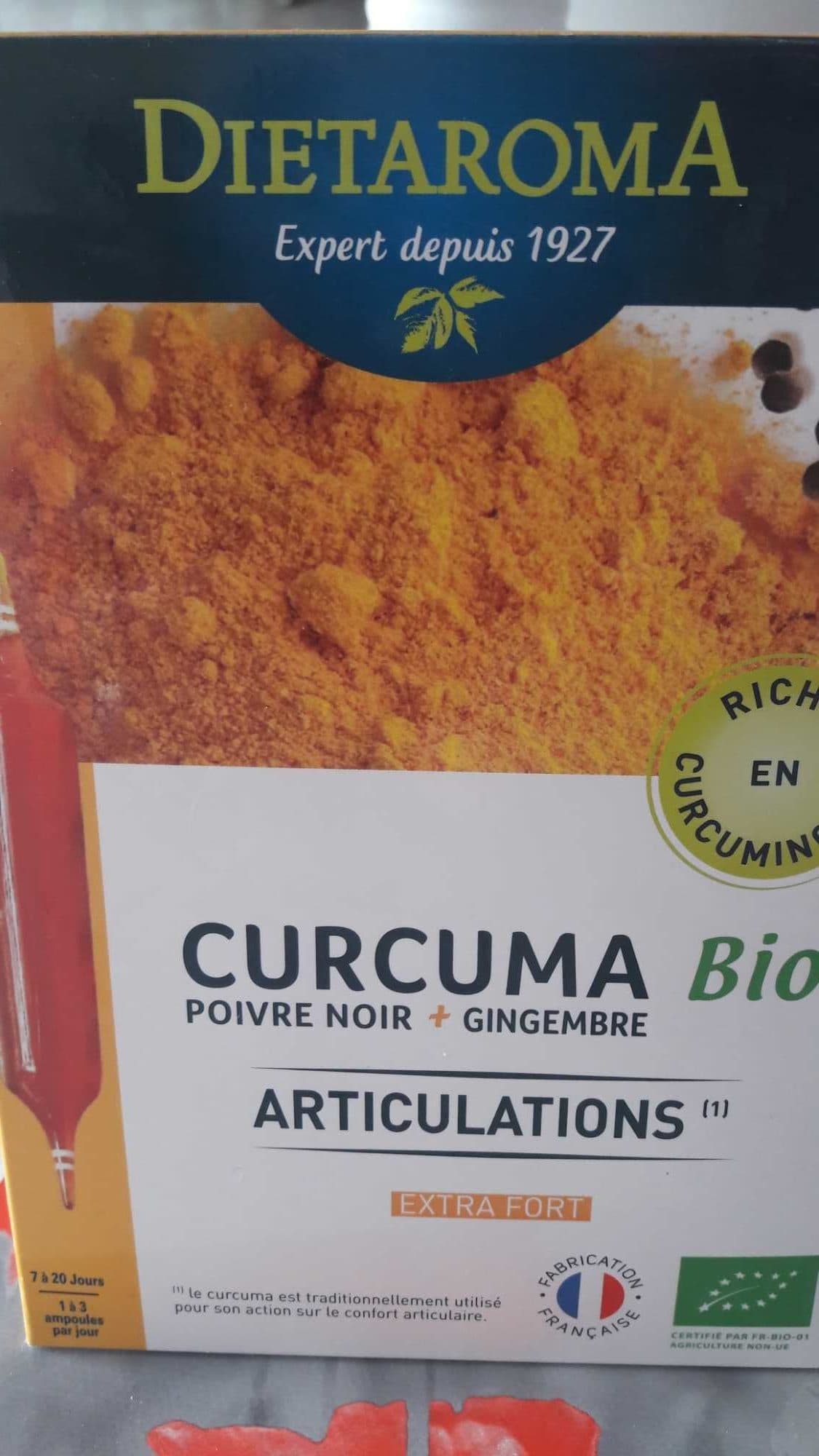 Dietaroma Curcuma - 20 Ampoules - Dietaroma packshot