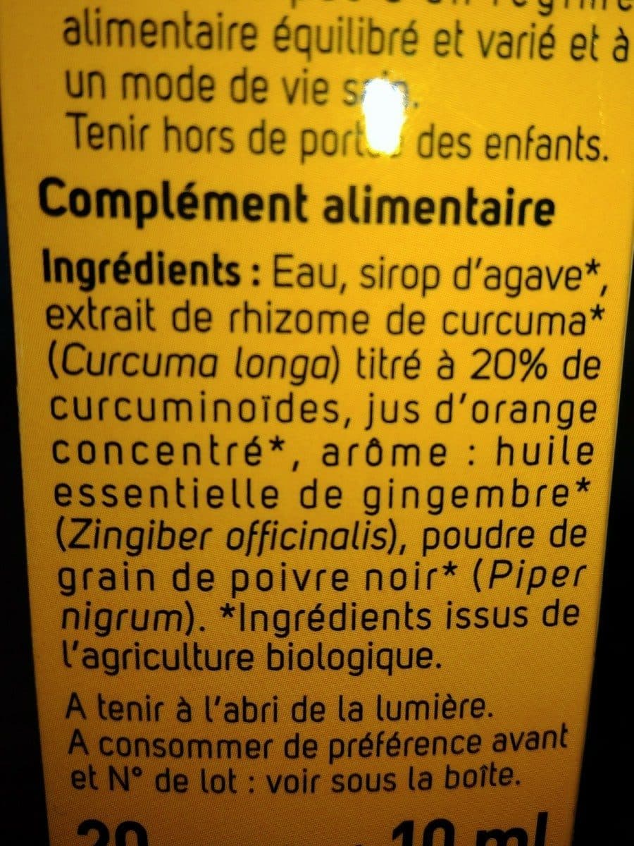 Dietaroma Curcuma - 20 Ampoules - Dietaroma packshot