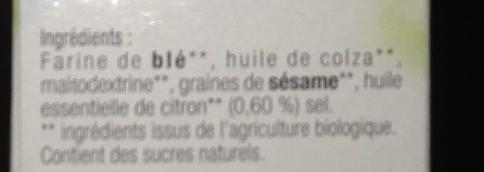 Pléniday Sablés à l'huile essentielle de citron packshot