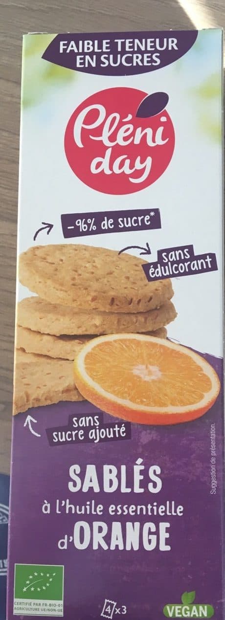 Pléniday Sables a l’huile essentiel d’orange packshot