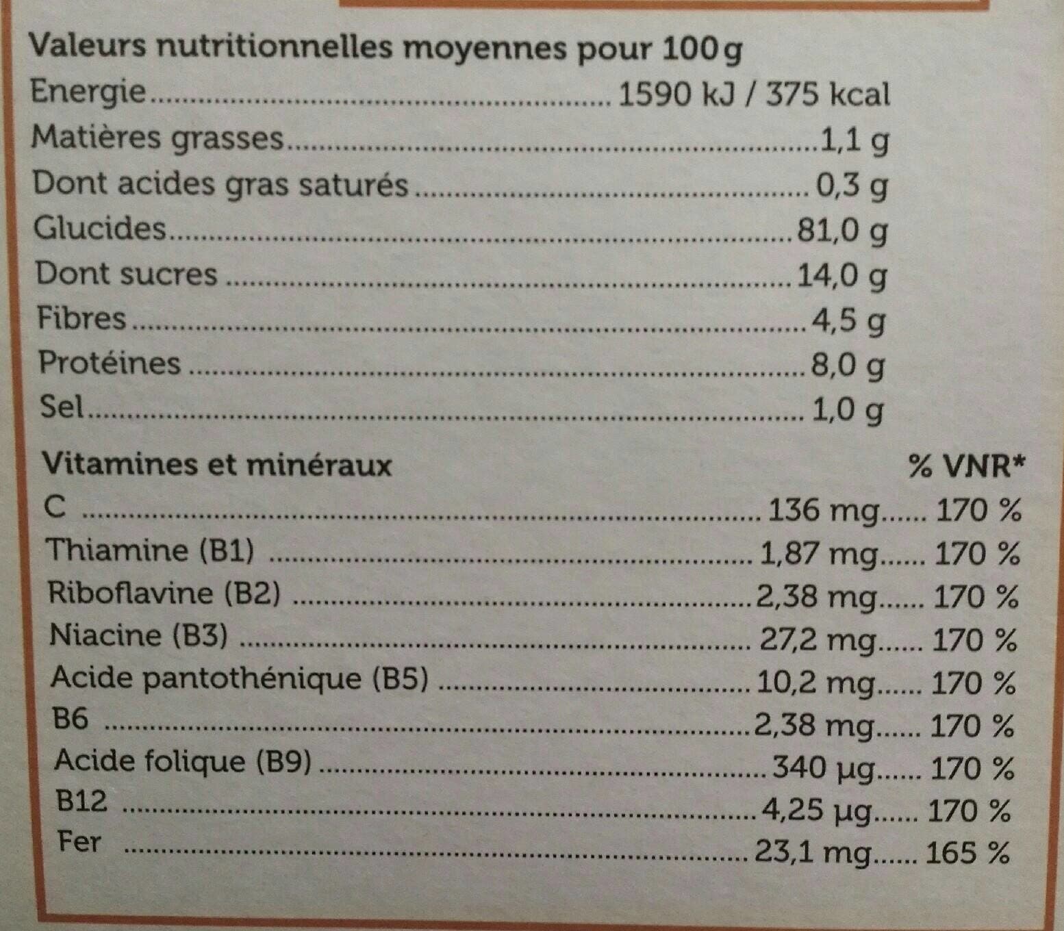 Latino Céréales du petit déjeuner Pétales de riz et de blé complet packshot