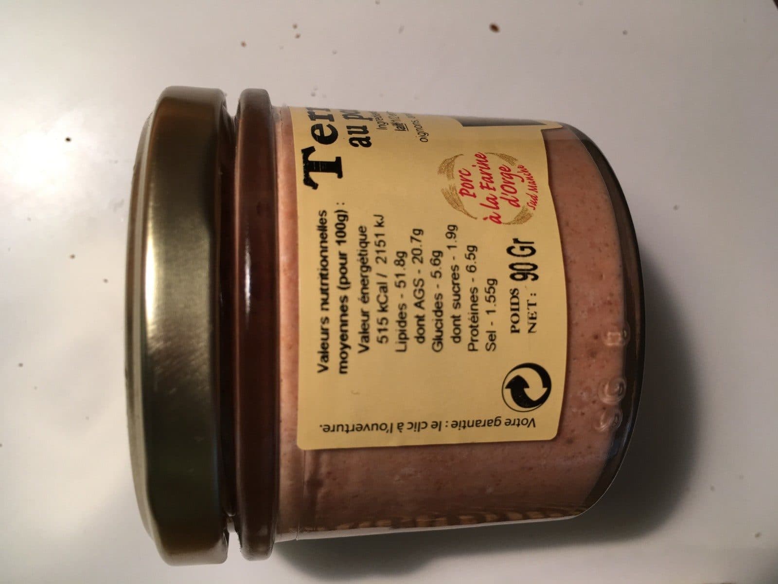 Les Terrines d'Augustine Terrine de foie packshot