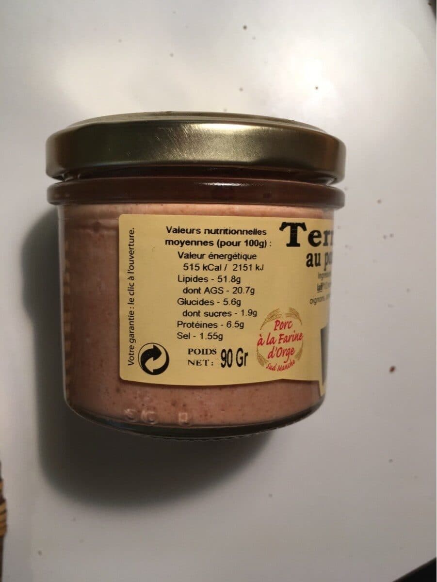 Les Terrines d'Augustine Terrine de foie packshot