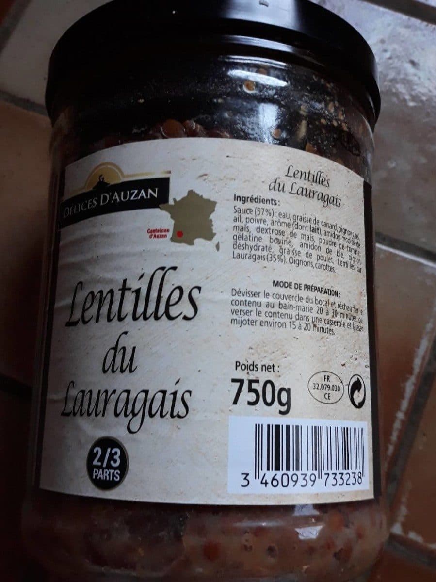 Délices d'Auzan Lentilles du Lauragais packshot