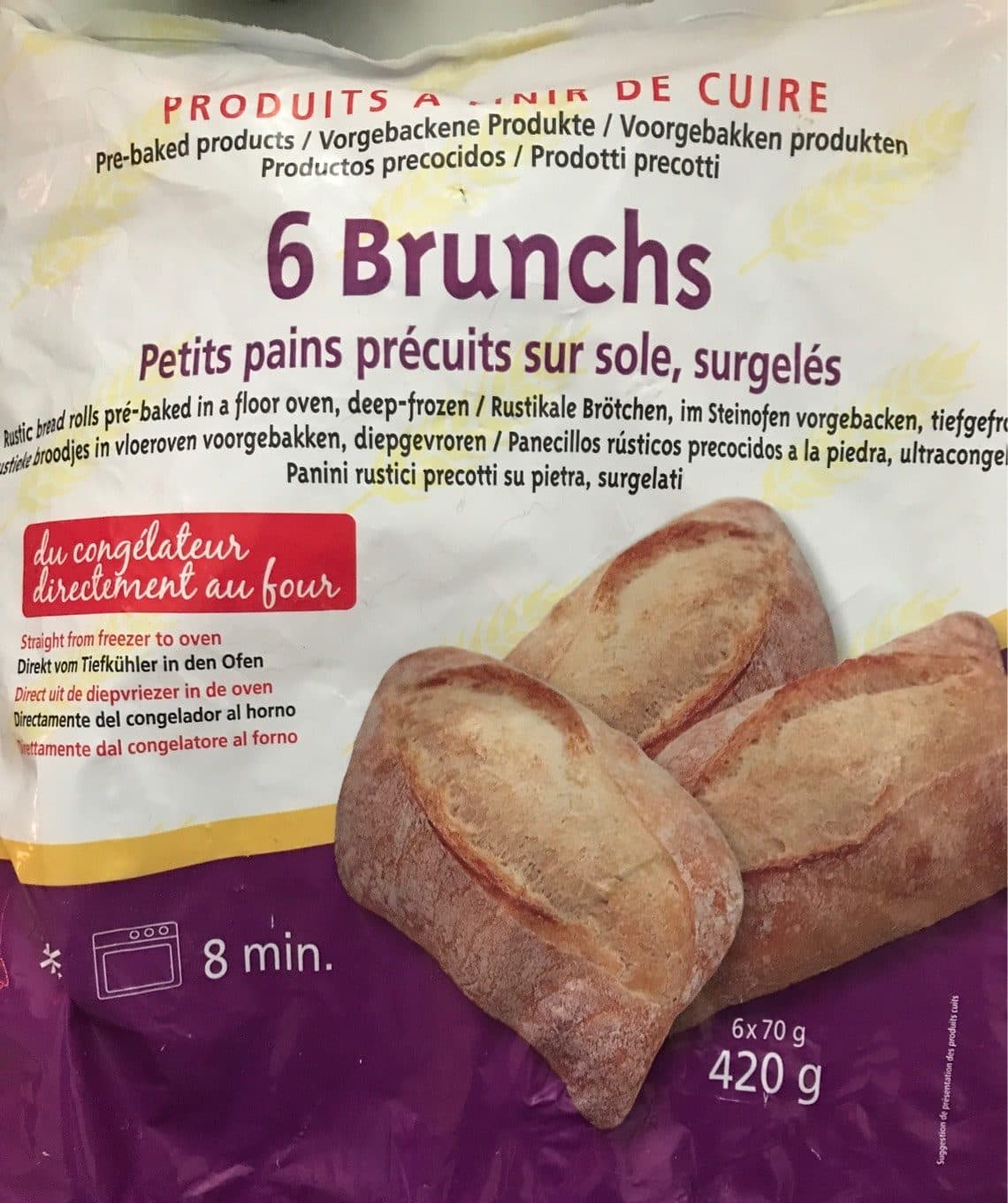 Panavi / Vandemootele Bakery Petits pains precuits sur sole, surgeles packshot