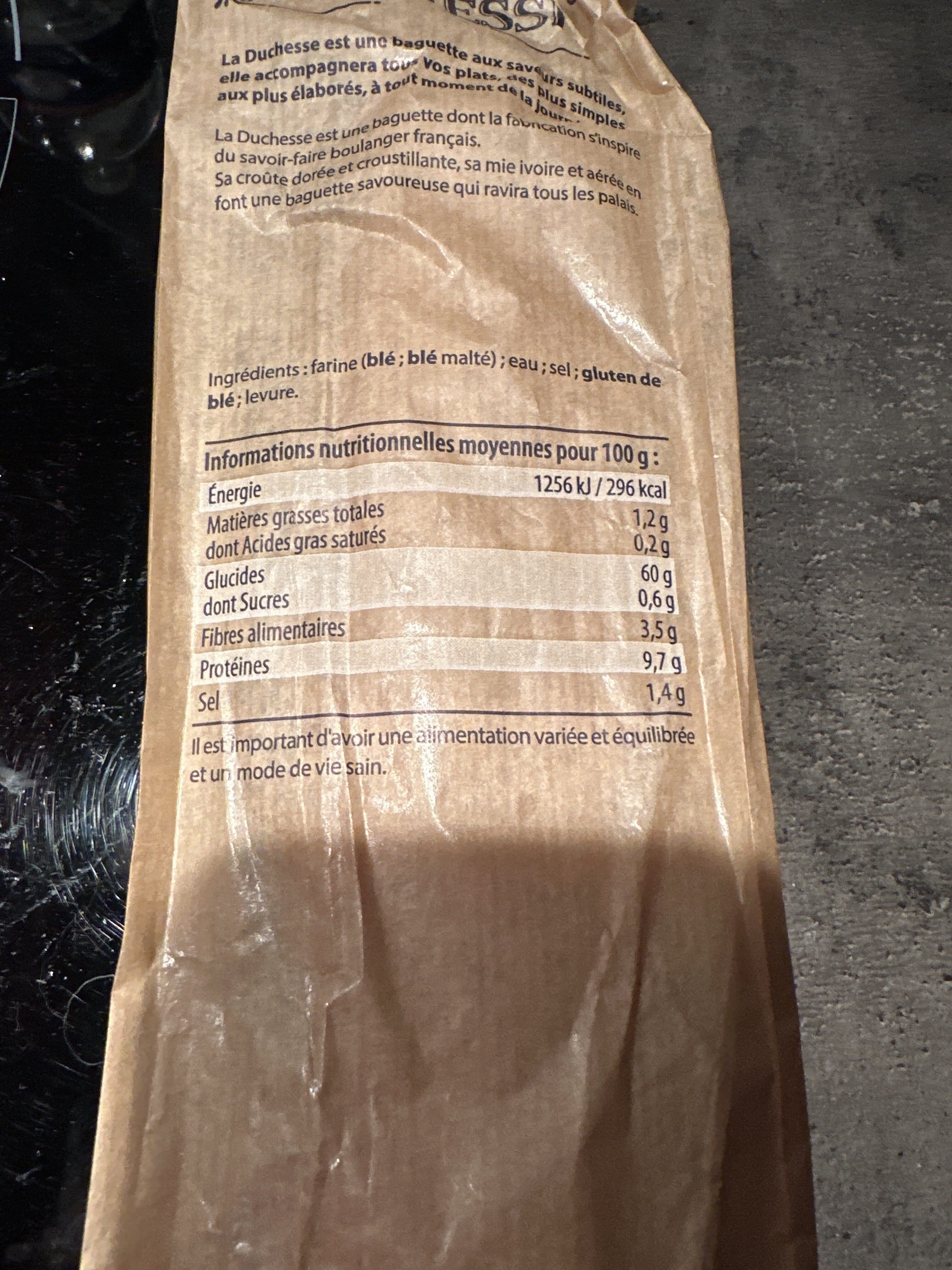 La Duchesse Baguette La Duchesse packshot