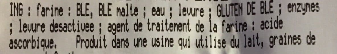 Open Food Facts Baguette sans sel packshot