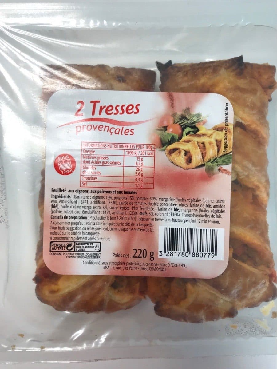 Open Food Facts Tresses provencales packshot