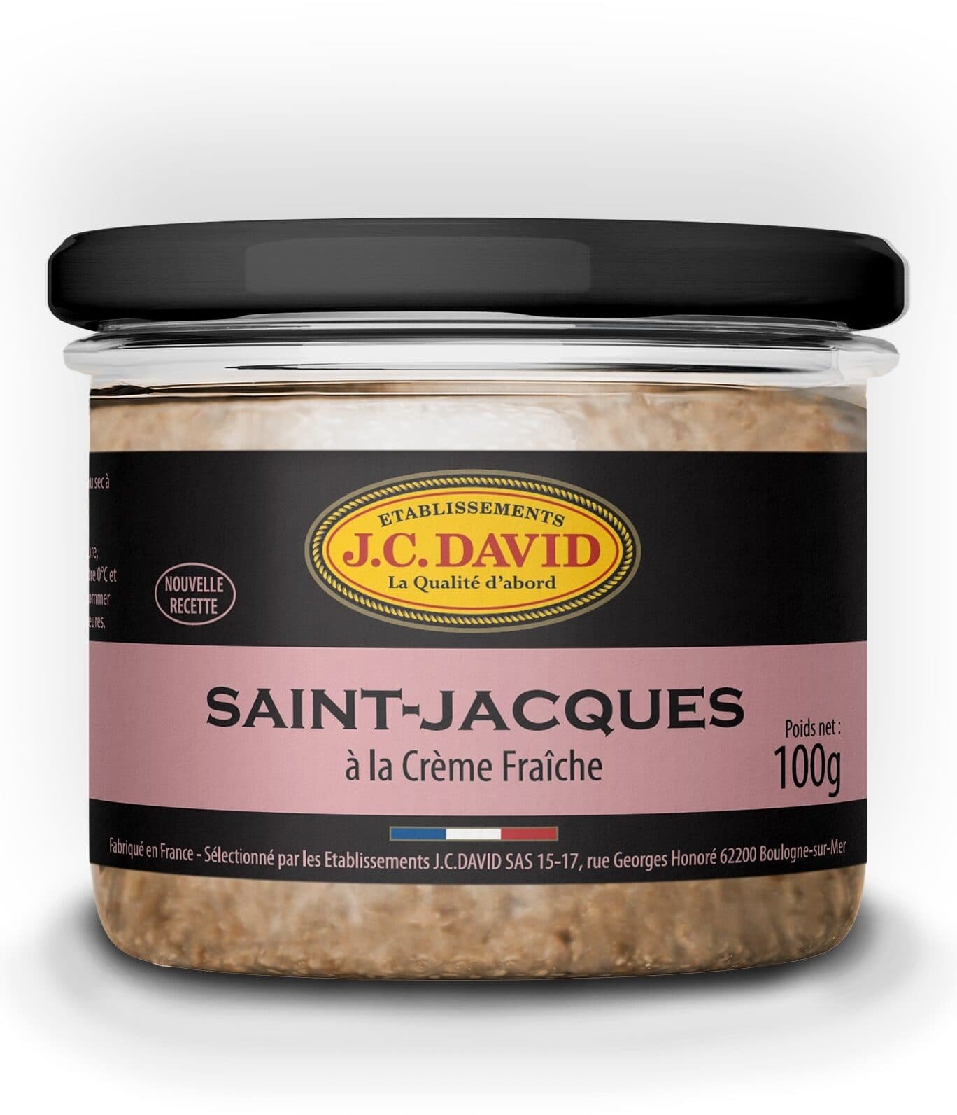 J.C.David Saint-Jacques à la crème fraîche packshot