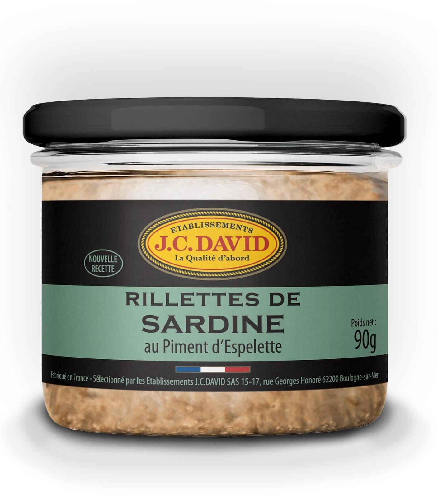 J.C.David Rillettes de sardines packshot