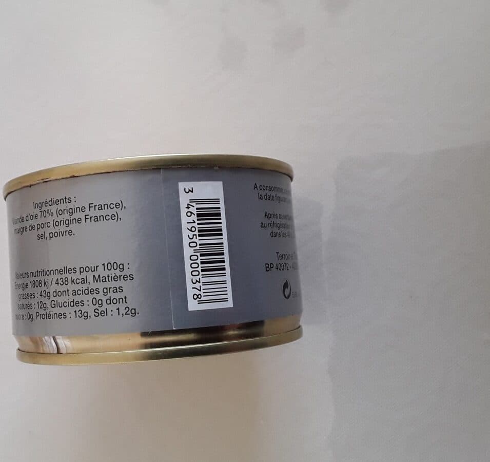 Open Food Facts Rillettes d'oies packshot
