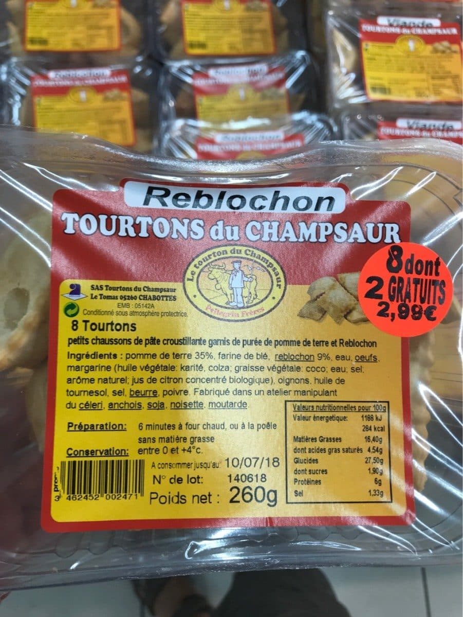 Open Food Facts Tourton du champsaur packshot