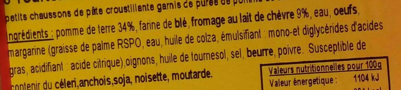Pellegrin Frères Tourtons du Champsaur pomme de terre et fromage de chèvre packshot