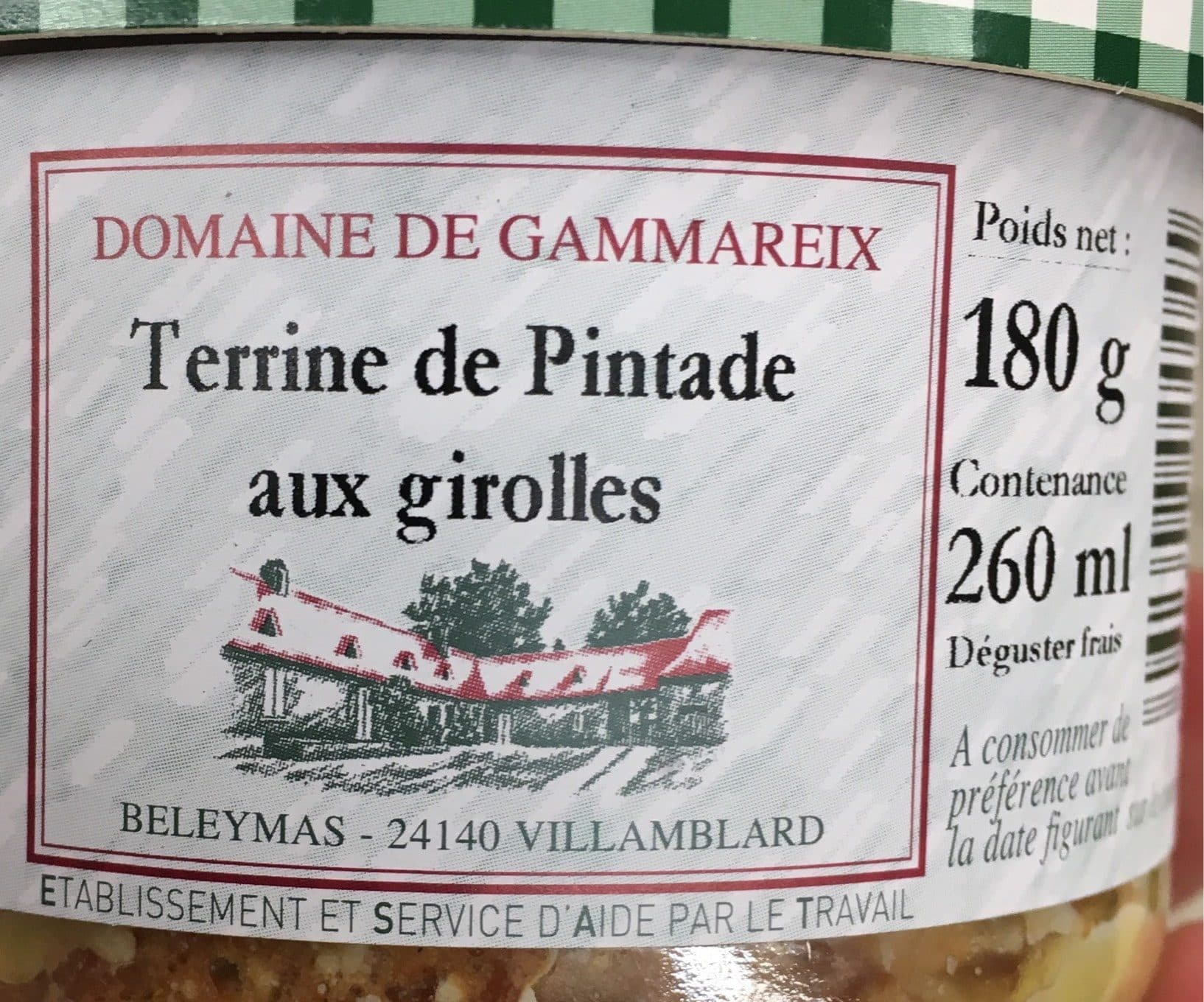 Aucune Terrine De Pintade Aux Girolles packshot