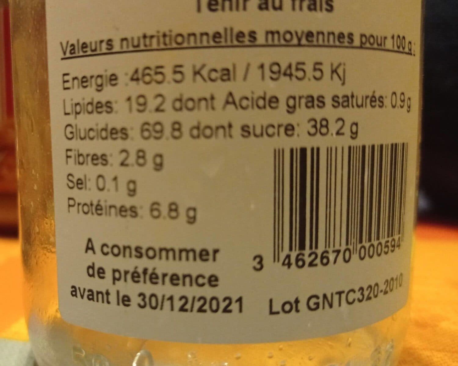 Open Food Facts Préparation pour gâteau aux noisettes packshot