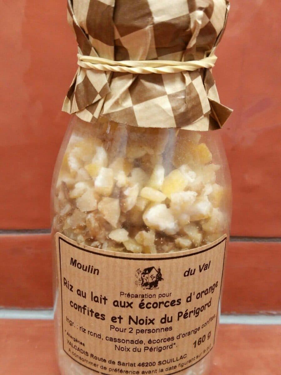 Open Food Facts Riz au lait aux écorces d'orange confites et noix du Périgord packshot
