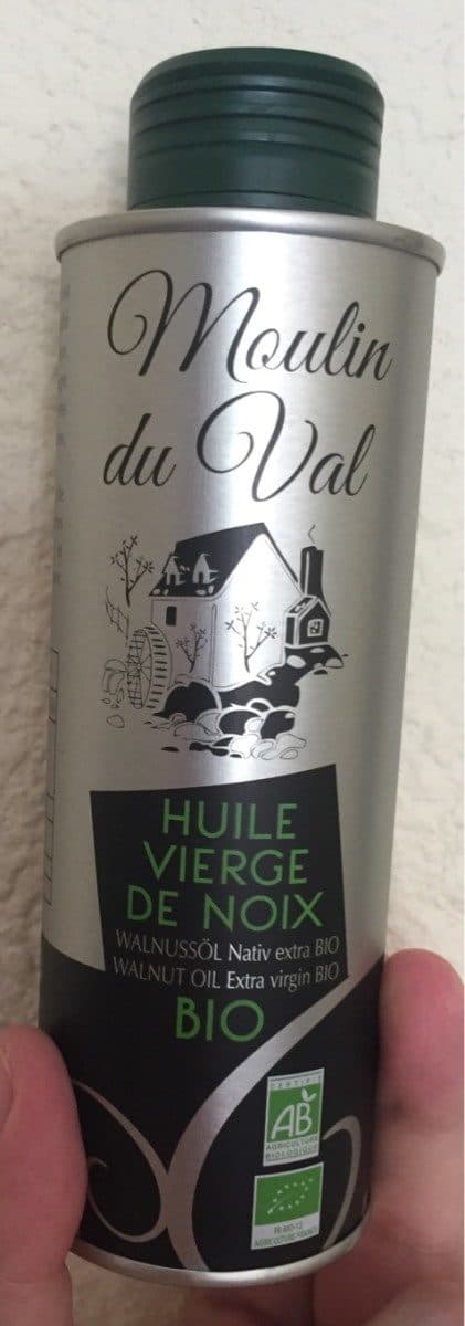 Moulin du Val Huile vierge de noix packshot