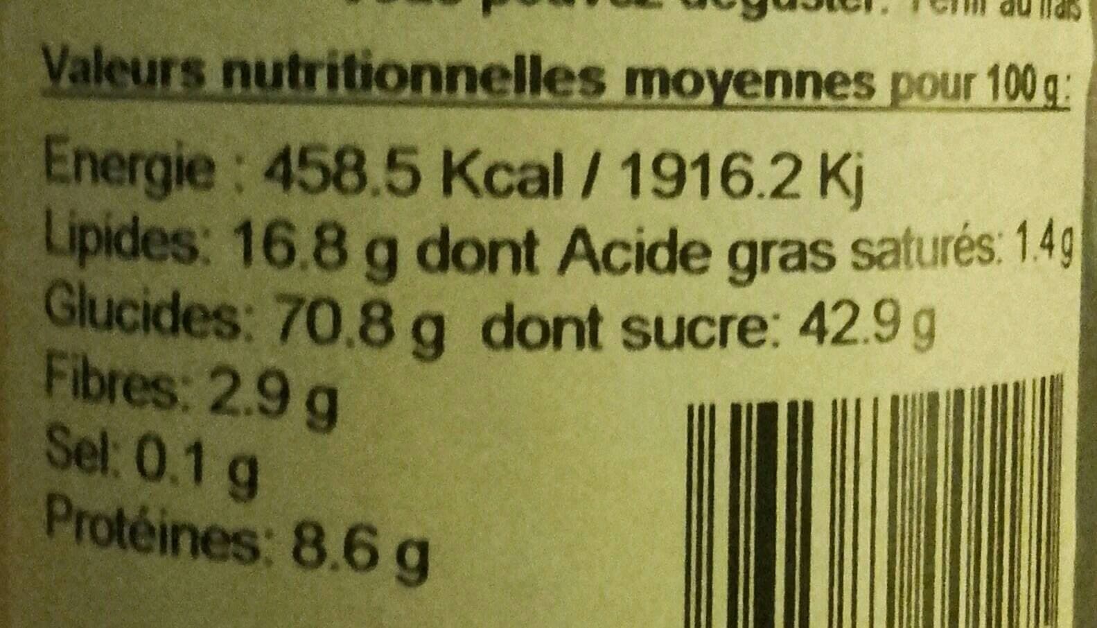 Open Food Facts Gâteau aux noix du Perigord packshot
